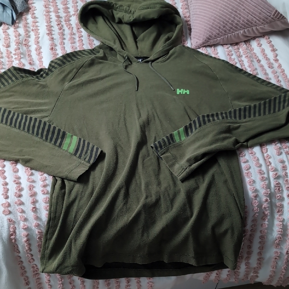 Helly Hansen Olive Green Hoodie